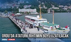 Ordu’da rıhtımın boyu uzatılacak