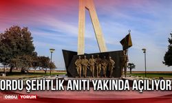 Ordu Şehitlik Anıtı yakında açılıyor