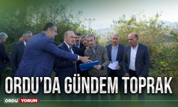 Ordu’da gündem toprak