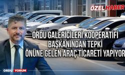 Ordu Galericileri Kooperatifi Başkanından tepki: Önüne gelen araç ticareti yapıyor