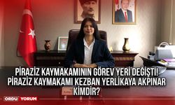 Piraziz Kaymakamının Görev Yeri Değişti! Piraziz Kaymakamı Kezban Yerlikaya Akpınar kimdir?