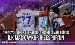 Trendyol Süper Lig Kaldığı Yerden Devam Ediyor, İlk Maç Çaykur Rizespor'un