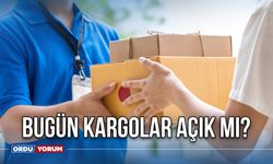 Bugün kargolar açık mı?