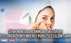 Siyah noktaları anında yok ediyor! İşte doğal yöntemlerle pürüzsüz cildin sırrı