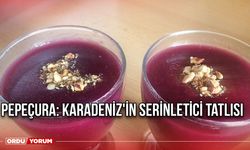 Pepeçura: Karadeniz'in serinletici tatlısı