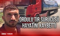 Ordulu tır sürücüsü hayatını kaybetti