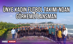 Ünye Kadın Futbol Takımı’ndan Görkemli Lansman