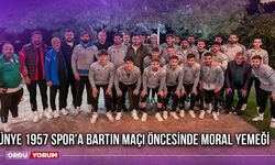 Ünye 1957 Spor'a Bartın Maçı Öncesinde Moral Yemeği