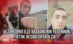 Vezirköprü İlçe Başkanı'nın yeğeninin TikTok hesabı ortaya çıktı