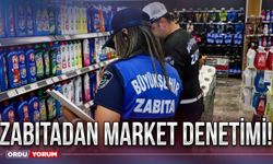 Zabıtadan market denetimi!