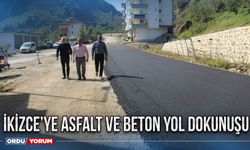 İkizce’ye asfalt ve beton yol dokunuşu