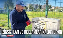 İzinsiz ilan ve reklamlar kaldırılıyor