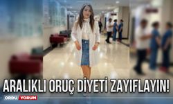 Aralıklı oruç diyetiyle zayıflayın!