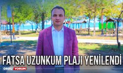 Fatsa Uzunkum Plajı yenilendi