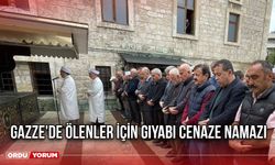 Gazze'de ölenler için gıyabi cenaze namazı