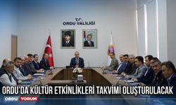 Ordu’da kültür etkinlikleri takvimi oluşturulacak