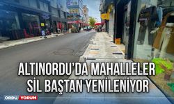 Altınordu’da mahalleler sil baştan yenileniyor