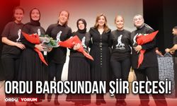 Ordu Barosundan şiir gecesi!