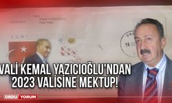 Vali Kemal Yazıcıoğlu'ndan 2023 Valisine mektup!