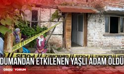 Dumandan etkilenen yaşlı adam öldü