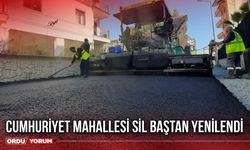 Cumhuriyet Mahallesi sil baştan yenilendi