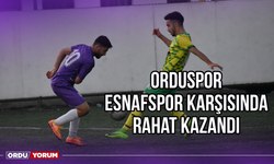 Orduspor, Esnafspor Karşısında Rahat Kazandı 8-0