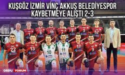 Kuşgöz İzmir Vinç Akkuş Belediyespor Kaybetmeye Alıştı 2-3