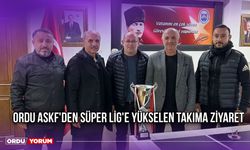 Ordu ASKF'den Süper Lig'e Yükselen Takıma Ziyaret