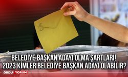 Belediye başkan adayı olma şartları! 2024 kimler belediye başkan adayı olabilir?