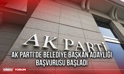 AK Parti'de belediye başkan adaylığı başvurusu başladı