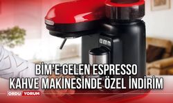 BİM'e gelen Espresso kahve makinesinde özel indirim - BİM'de 30 Kasım'a kadar geçerli indirim kataloğu