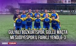 Gülyalı Bozkurtspor, Gollü Maçta Mesudiyespor'u Farklı Yendi 6-3