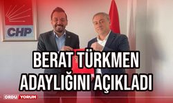 Berat Türkmen Adaylığını Açıkladı