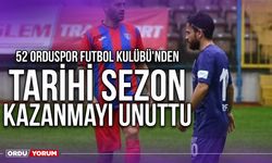 52 Orduspor Futbol Kulübü'nden Tarihi Sezon, Kazanmayı Unuttu