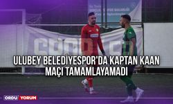Ulubey Belediyespor'da Kaptan Kaan Maçı Tamamlayamadı
