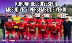 Korgan Belediyespor, Mesudiye'yi Perşembe'de Yendi