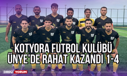 Kotyora Futbol Kulübü, Ünye’de Rahat Kazandı 1-4