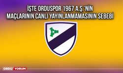 İşte Orduspor 1967 A.Ş.'nin Maçlarının Canlı Yayınlanmamasının Sebebi