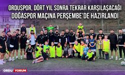Orduspor, Dört Yıl Sonra Tekrar Karşılaşacağı Doğaspor Maçına Perşembe'de Hazırlandı