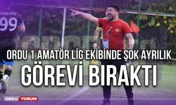 Ordu 1.Amatör Lig Ekibinde Şok Ayrılık, Görevi Bıraktı