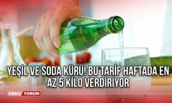 Yeşil ve soda kürü! Bu tarif haftada en az 5 kilo verdiriyor