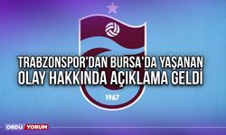 Trabzonspor'dan Bursa'da Yaşanan Olay Hakkında Açıklama Geldi