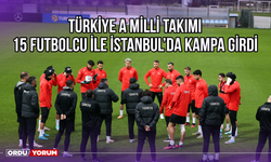 Türkiye A Milli Takımı 15 Futbolcu İle İstanbul'da Kampa Girdi
