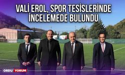 Vali Erol, Spor Tesislerinde İncelemede Bulundu