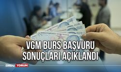 VGM burs başvuru sonuçları açıklandı