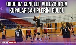 Ordu'da Gençler Voleybol'da Kupalar Sahiplerini Buldu