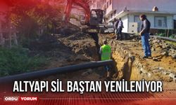 Altyapı sil baştan yenileniyor