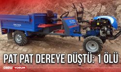 Pat pat dereye düştü: 1 ölü