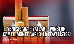 Yeni sigara fiyatları - Winston, Camel, Monte Carlo, LD fiyat listesi