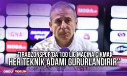 ''Trabzonspor'da 100 Lig Maçına Çıkmak Her Teknik Adamı Gururlandırır''